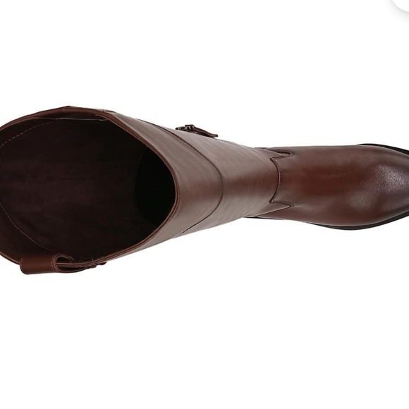 Sam Edelman Drina Brown Leather Knee High Rounded Toe  Riding Boots Sz 5  New - Picture 7 of 9